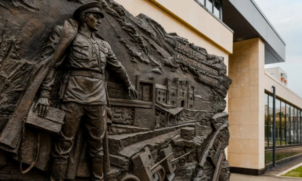 Владимир Ефимов: станцию метро «Бульвар Генерала Карбышева» украсили 12 барельефов Владимир Ефимов: станцию метро «Бульвар Генерала Карбышева» украсили 12 барельефов