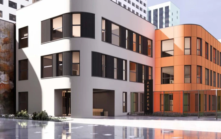 Детский сад с акварельным панно на фасаде появится в Коммунарке – мэр Детский сад с акварельным панно на фасаде появится в Коммунарке – мэр