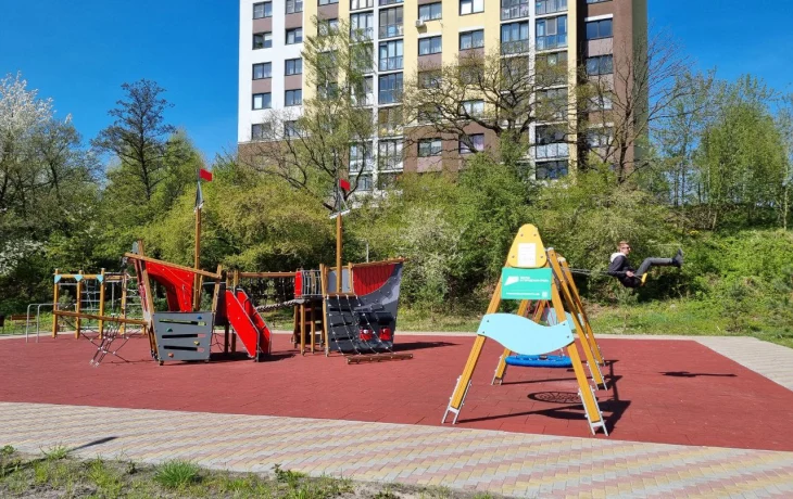 В городе Пионерском Калининградской области открыли новую благоустроенную территорию «Круг здоровья»