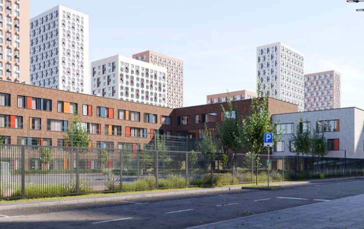 Школа на 1050 мест строится в районе Западное Дегунино – мэр Школа на 1050 мест строится в районе Западное Дегунино – мэр