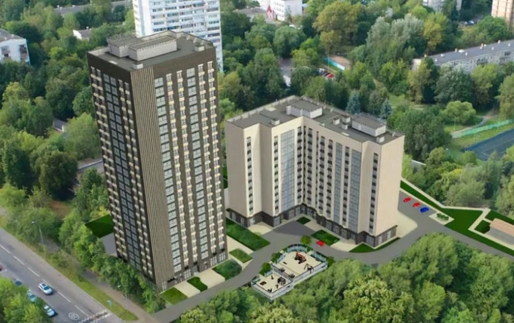 Завершается монтаж фасадов новостройки по реновации в районе Зюзино Завершается монтаж фасадов новостройки по реновации в районе Зюзино
