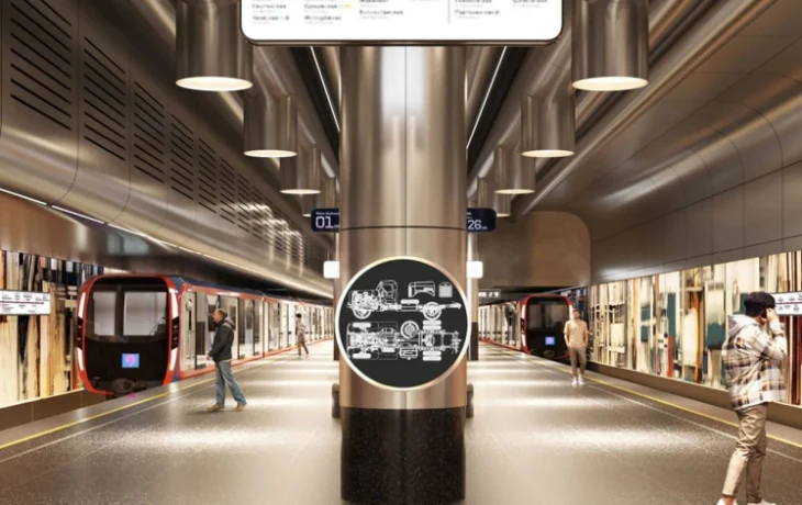 Владимир Ефимов: монолитные работы на станции &laquo;ЗИЛ&raquo; завершены более чем наполовину