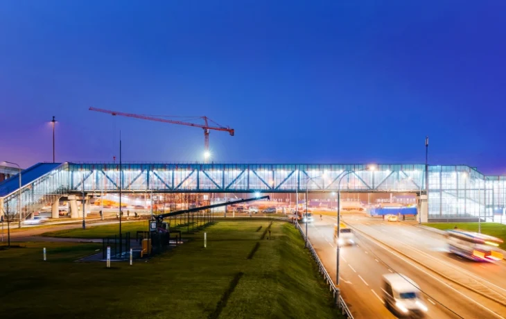 Сергей Собянин: надземный переход построили у станции метро «Корниловская» Сергей Собянин: надземный переход построили у станции метро «Корниловская»