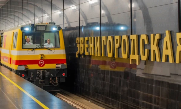 Сергей Собянин провел технический пуск участка Рублево-Архангельской линии метро