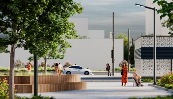 Сергей Собянин: около станции метро &laquo;Народное Ополчение&raquo; появится сквер