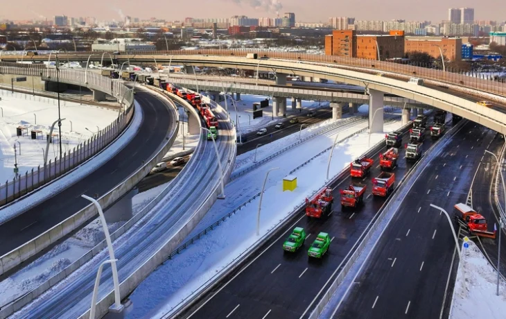 Сергей Собянин открыл путепроводы на пересечении Южной рокады и МСД
