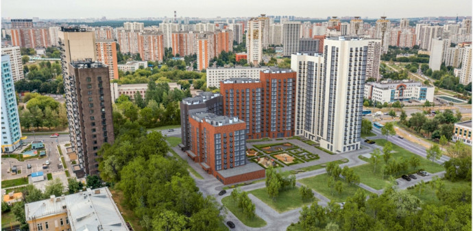 Жилой комплекс построили в рамках реновации в районе Люблино
