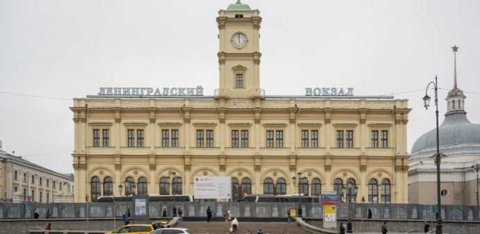 Новые навесы установят на Ленинградском вокзале