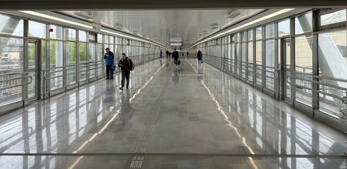 Собянин: открылся пешеходный мост между станциями метро &laquo;Текстильщики&raquo;