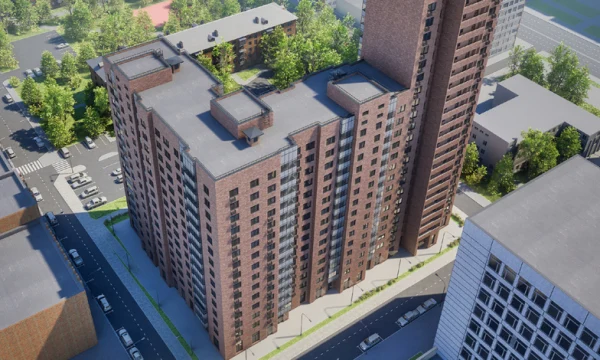 В районе Соколиная Гора строится дом по программе реновации