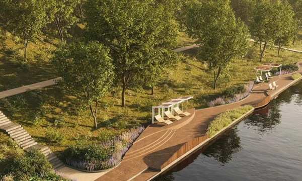 Владимир Ефимов: реконструкция Карамышевской набережной выполнена на 15 процентов