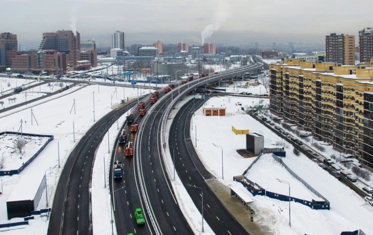 Сергей Собянин запустил движение по дублеру Калужского шоссе в Коммунарке