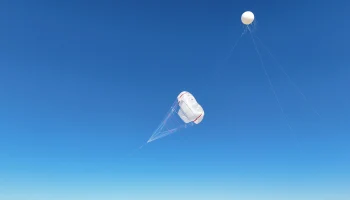 Китай испытал крупнейший в мире энергетический воздушный змей