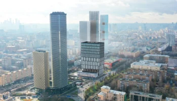 Стартовали фасадные работы в строящемся по проекту КРТ бизнес-центре в районе Тимирязевский