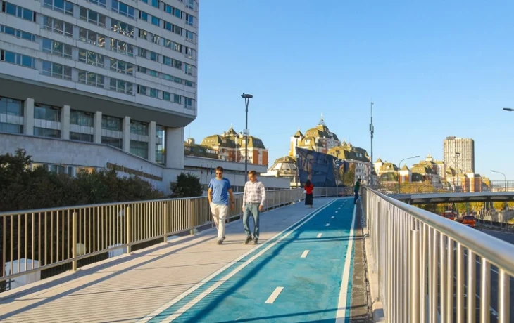 Сергей Собянин: велопешеходный мост свяжет Живописную улицу и Щукинский полуостров