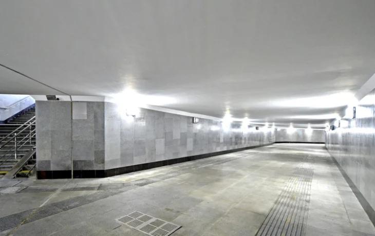 Монолит подземного перехода к южному вестибюлю станции метро &laquo;Вавиловская&raquo; почти готов