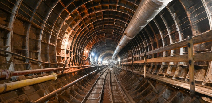 Собянин: станция метро &laquo;Достоевская&raquo; Кольцевой линии готова на 35%