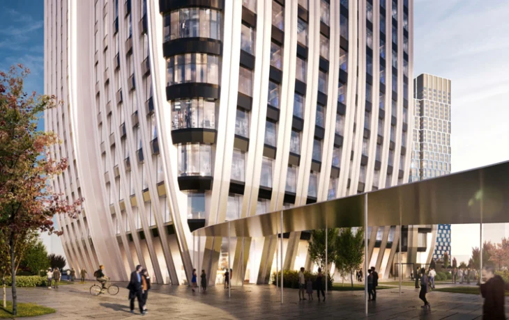 Утверждено архитектурно-градостроительное решение бизнес-центра в &laquo;Южном порту&raquo;