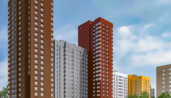 На Большой Очаковской улице ведется строительство жилого комплекса по программе реновации