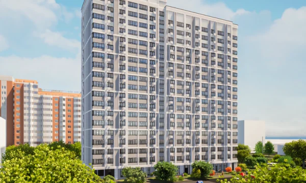 На улице Госпитальный Вал ведется строительство дома по программе реновации