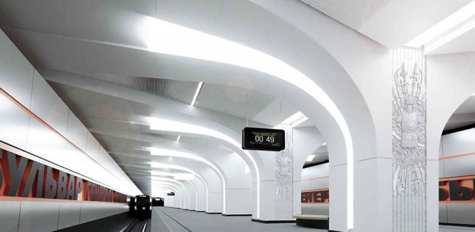 Станция метро &laquo;Бульвар Генерала Карбышева&raquo; готова более чем на 50%