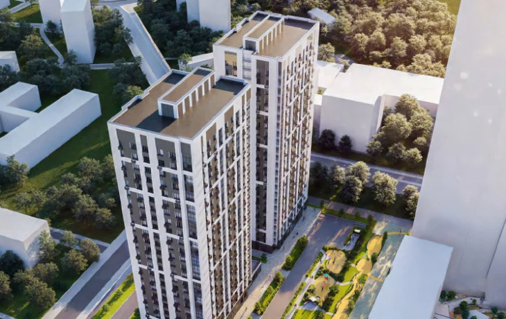 В районе Котловка ведется строительство жилого дома по программе реновации