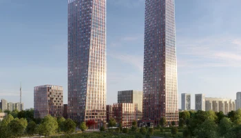 Жилой комплекс с башнями-спиралями появится в &laquo;Большом Сити&raquo;