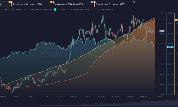 Количество ненулевых BTC-адресов упало до минимума с декабря