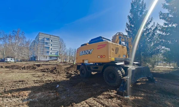В городе Отрадном Самарской области начались работы по благоустройству