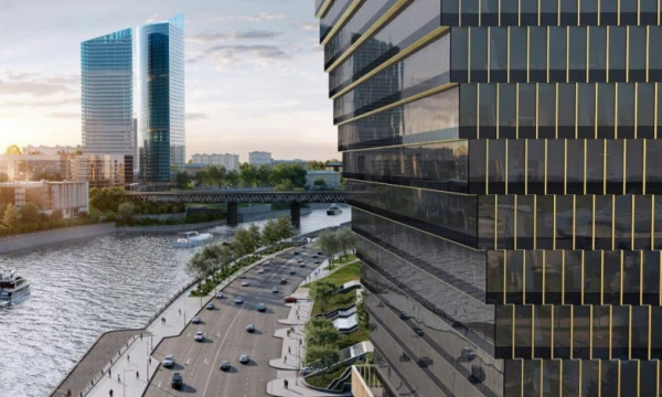Монолит бизнес-центра в ММДЦ «Москва-Сити» возводится на уровне пятого этажа