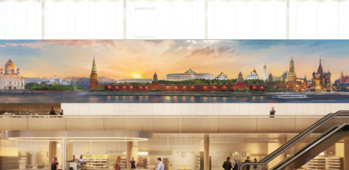 Мозаичные панно Москвы и Санкт-Петербурга украсят Ленинградский вокзал