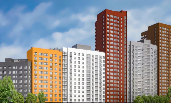 На Большой Очаковской строители завершили монолит дома по реновации
