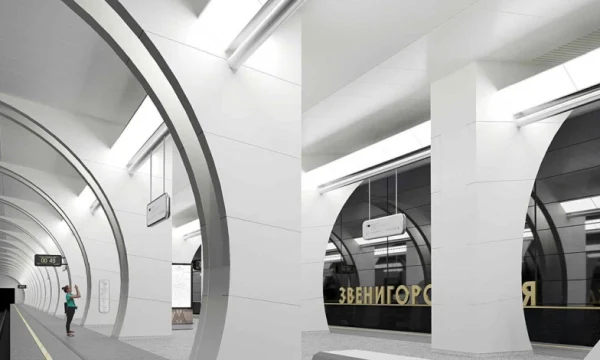 Началось сооружение основных конструкций вестибюлей станции метро &laquo;Звенигородская&raquo;