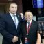 На ПМЭФ'25 Ирек Файзуллин обсудил с Виталием Хоценко развитие строительной отрасли и сферы ЖКХ Омской области