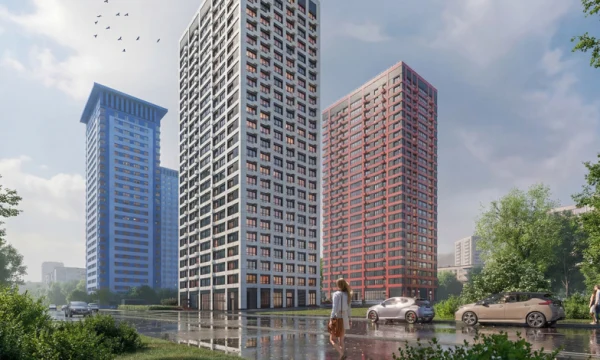 На Авиационной улице возводят надземную часть дома для программы реновации на 354 квартиры