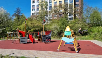 В городе Пионерском Калининградской области открыли новую благоустроенную территорию «Круг здоровья»