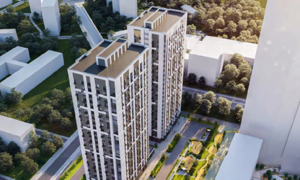 В районе Котловка ведется строительство жилого дома по программе реновации