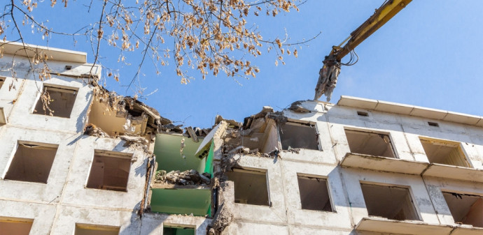 216 расселенных домов демонтировали по реновации в 2024 году