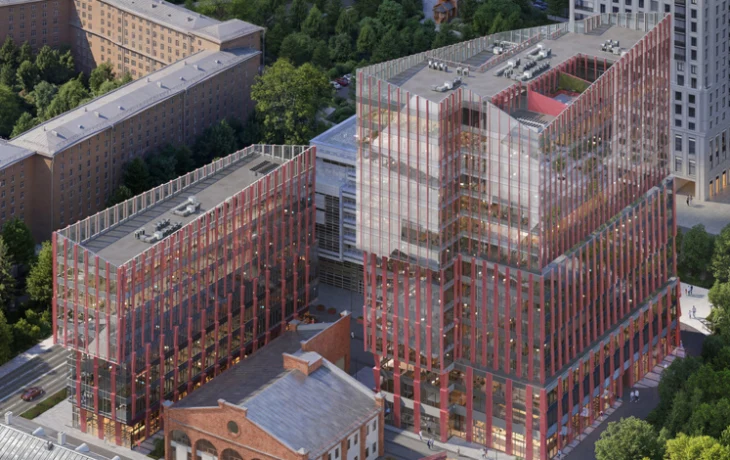 На северо-востоке Москвы появится бизнес-центр в индустриальной эстетике На северо-востоке Москвы появится бизнес-центр в индустриальной эстетике