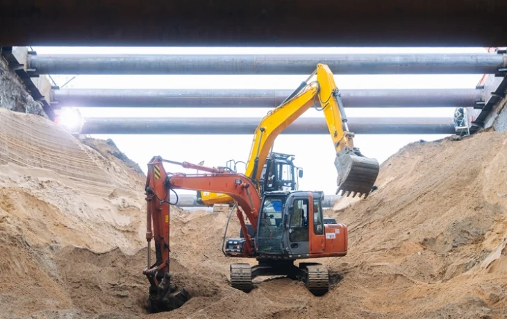 Владимир Ефимов: разработка грунта котлована под второй вестибюль станции метро &laquo;Рижская&raquo; завершена более чем на 70 процентов