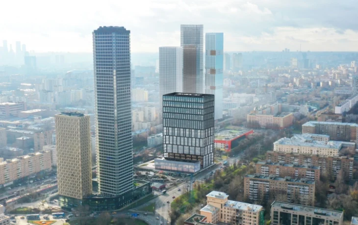 Стартовали фасадные работы в строящемся по проекту КРТ бизнес-центре в районе Тимирязевский Стартовали фасадные работы в строящемся по проекту КРТ бизнес-центре в районе Тимирязевский