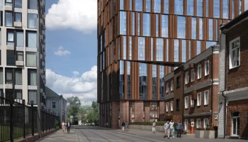 Около станции метро &laquo;Тульская&raquo; появится офисное здание с габионами