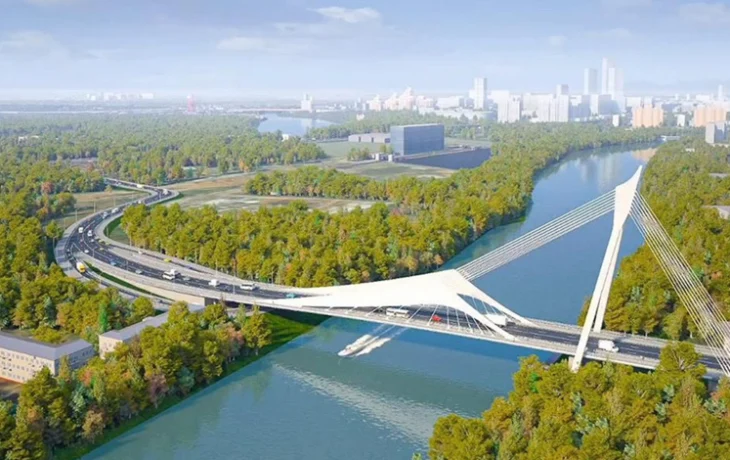 Собянин: «мост-парус» через Москву-реку возведут на западе столицы