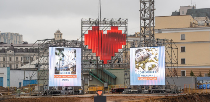 При возведении нового корпуса Склифа используют технологию метростроения