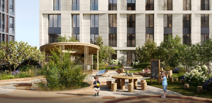 Строительство детского сада в районе Аэропорт завершится в 2026 году